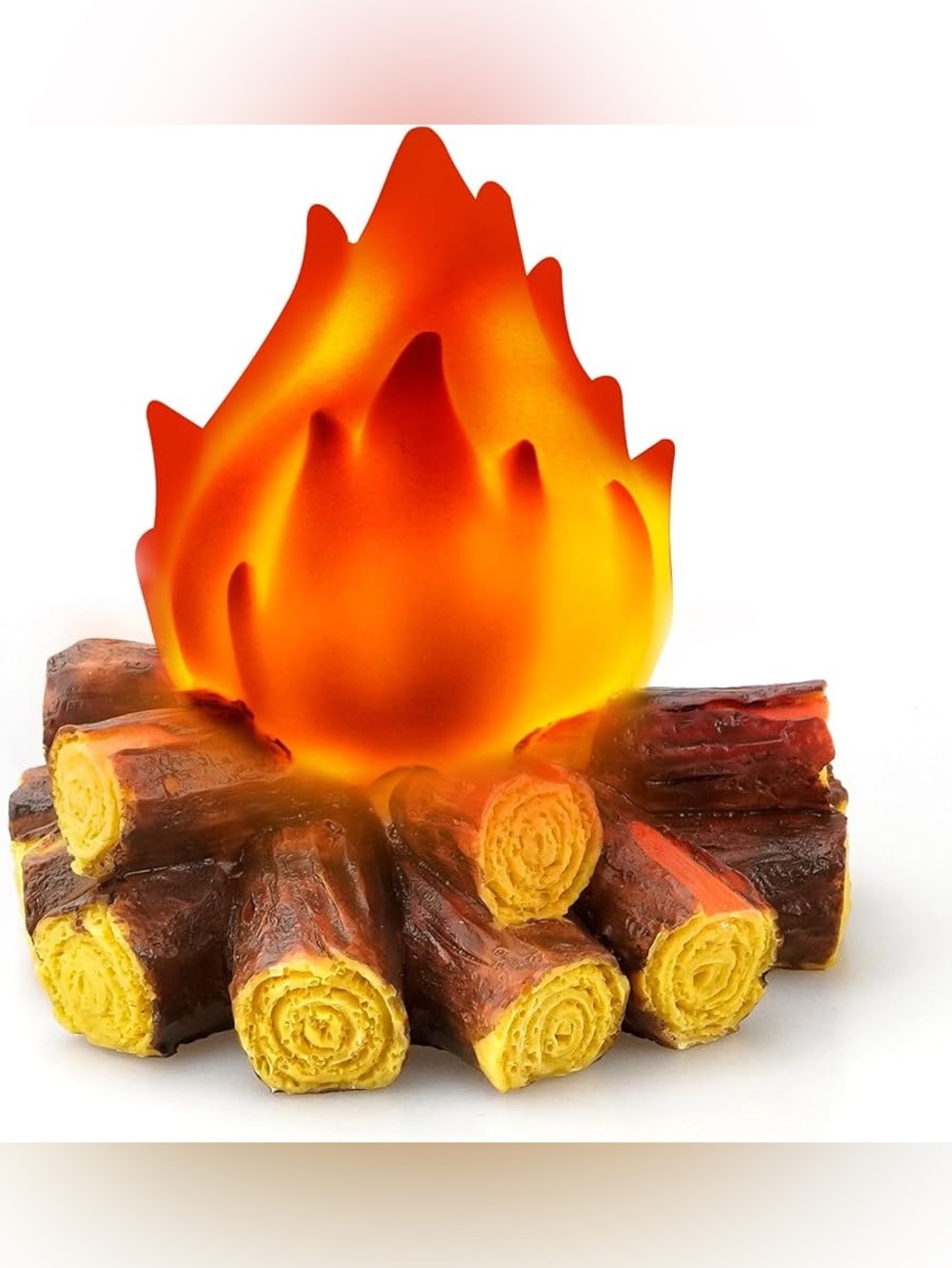 Decorative Orange Campfire LED Centerpiece - Home Party Supplies